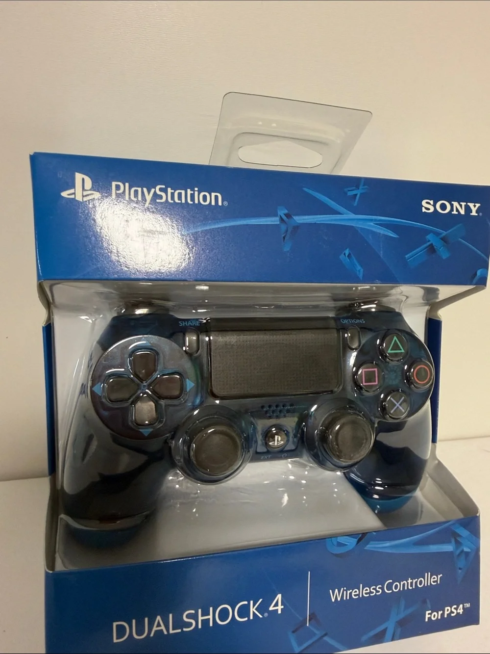 Sony PlayStation DualShock 4 Wireless Controller - transparent Blue